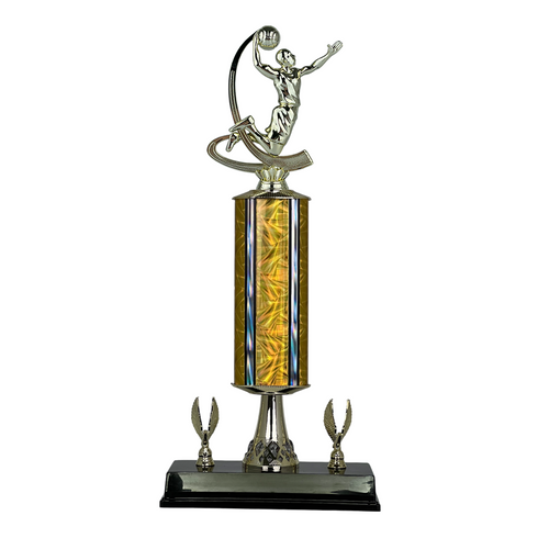 Trofeo de Tubo con Figura Serie 441 de Baloncesto